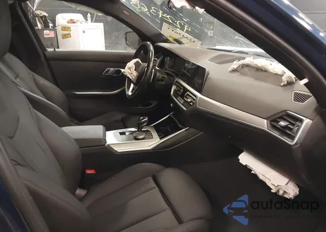 2021 BMW 330I xDrive из США, поврежденный, VIN 3MW5R7J09M8B53858